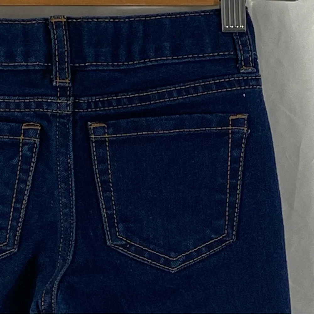 The Children’s Place Girl Skinny Dark Blue Jeans Waist Adjustable Band Size 6